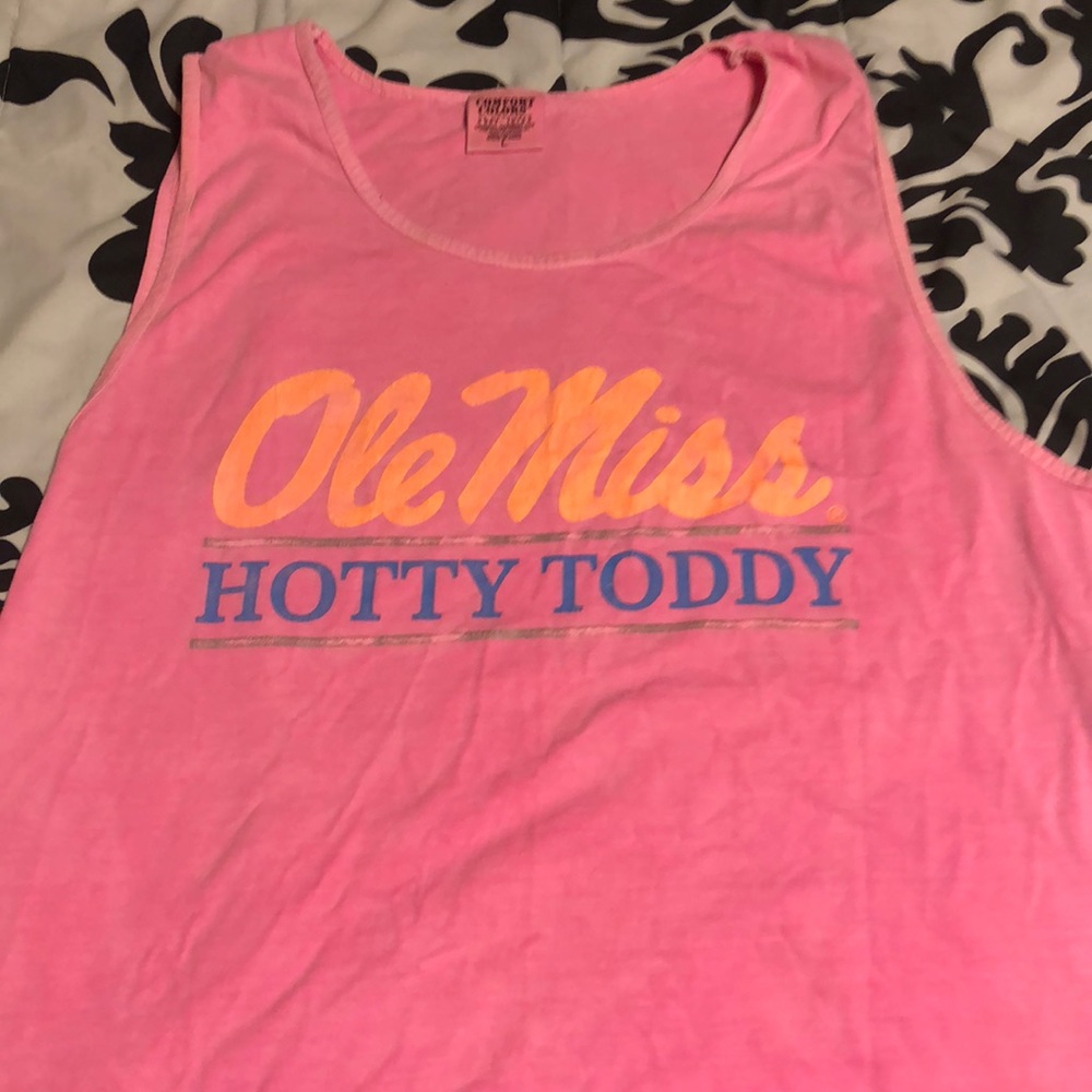 Ole Miss Hotty Toddy Comfort Colors Tank